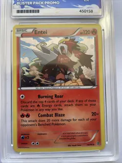 Entei 14/98 Cosmos Holo XY 2015 Ancient Origins Pokemon Card Promo ACE 5 - Image 2