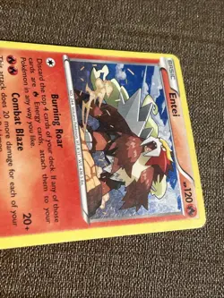 Entei 14/98 Pokemon TCG Holo Rare XY Ancient Origins Cosmos LP 2015 - Image 4
