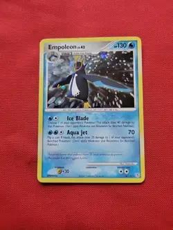Pokemon: Empoleon #4/130 Diamond & Pearl Holo Rare 2007 Vintage - NM - E116 - Image 1