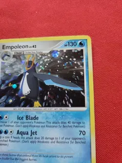 Pokemon: Empoleon #4/130 Diamond & Pearl Holo Rare 2007 Vintage - NM - E116 - Image 5