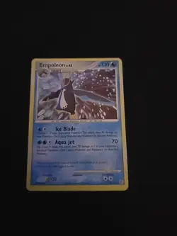 2007 Pokemon, Diamond & Pearl, #4/130 Empoleon LV.42, Holo Rare LP - Image 1