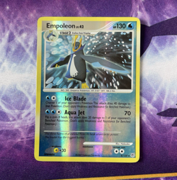Pokemon TCG - Empoleon 4/130 Diamond Pearl Base Set Reverse Holo Rare - Image 1