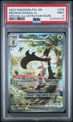 2023 Pokemon Meowscarada ex SIR Paldea Evolved 256/193 PSA 9 #256 - Image 1