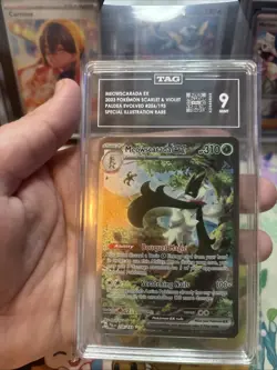 Pokemon Meowscarada EX 256/193 Paldea Evolved SIR TAG 9 Mint - Image 2