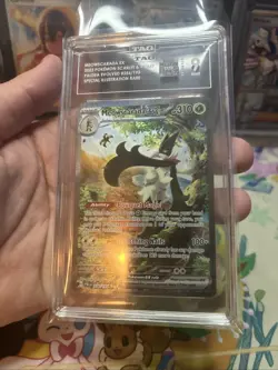 Pokemon Meowscarada EX 256/193 Paldea Evolved SIR TAG 9 Mint - Image 5