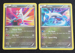 Pokemon TCG Latias 9/20 AND Latios 10/20 Holo Dragon Vault LP - Image 1