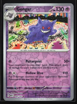 Gengar 094/165 SV: MEW EN-151 Reverse Holo Rare Pokemon Card - Image 1