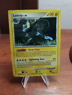 Pokemon Diamond & Pearl Base Luxray LV.48 Holo Rare Card 7/130 - Image 1