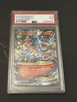 Pokemon Mega M Charizard EX Holo Ultra Rare Card 12/83 Generations - Image 1