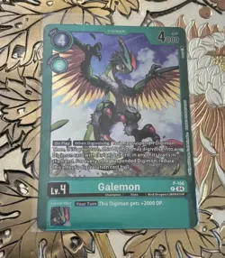 Digimon Card Game Galemon P-166 LM-06 Billion Bullet Limited Promo - Image 1