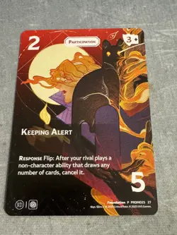 Critical Role: Full Art Promo Card - Keeping Alert *Non-Foil* - Image 1