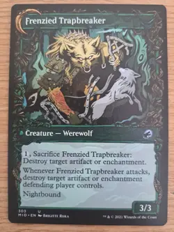 Magic the Gathering Outland Liberator Frenzied Trapbreaker NM UNGRADED -303- - Image 2