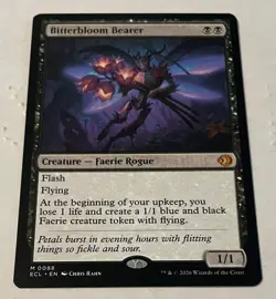MTG-Magic the Gathering -- Lorwyn Eclipsed - Bitterbloom Bearer Mythic #88 NM-MT - Image 1