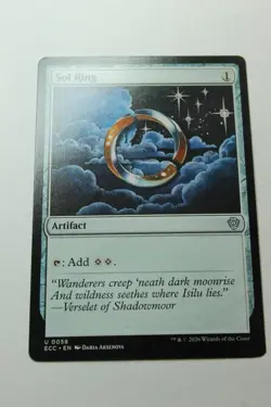 MTG Sol Ring x1- -Lorwyn Eclipsed Commander-Near Mint - Image 1