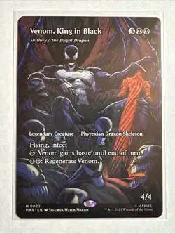 Venom, King in Black Skithiryx, the Blight Dragon (Borderless) Marvel MTG SPM - Image 1