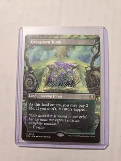Overgrown Tomb (Borderless) - Lorwyn Eclipsed - NM - Rare - Land - Image 1