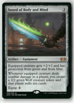Magic the Gathering Sword of Body and Mind Double Masters #295 - Image 1
