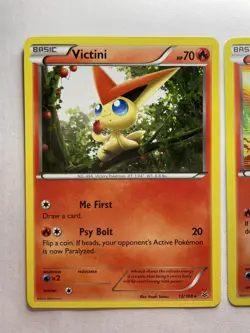 Pokemon TCG Victini 15/101 Noble Victories - Holo Rare + Victini 13/108 (LP) - Image 2