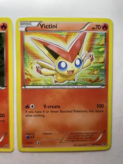 Pokemon TCG Victini 15/101 Noble Victories - Holo Rare + Victini 13/108 (LP) - Image 3