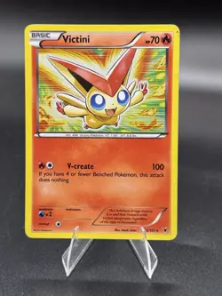 Victini 15/101 Holo Rare Noble Victories Pokemon Card LP - Image 1