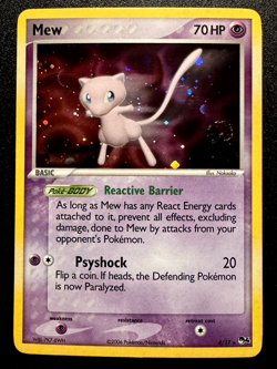 Mew 4/17 POP Series 4 Promo Pokemon Card Holo Foil Rare Swirl Near Mint - Image 1