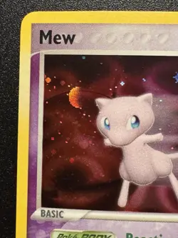 Mew 4/17 POP Series 4 Promo Pokemon Card Holo Foil Rare Swirl Near Mint - Image 3