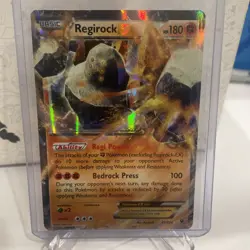 Regirock EX - 43/124 - XY Fates Collide - Ultra Rare - Pokemon - NM/M (R) - Image 1