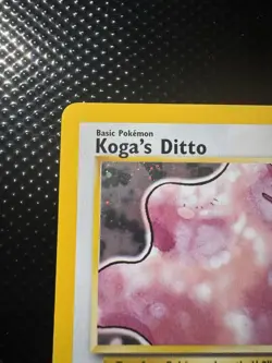 Koga's Ditto HOLO RARE 10/132 Gym Challenge VINTAGE 2000 Pokemon TCG - Image 2