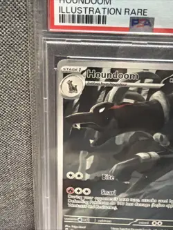 2024 POKEMON SFA EN SHROUDED FABLE 066 HOUNDOOM ILLUSTRATION RARE PSA 10 - Image 5