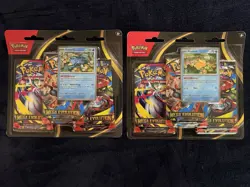 -Set of 2- [Psyduck/Golduck] 3-Pack Blister Mega Evolution ME01 Pokemon TCG - Image 1