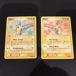 Pokemon TCG Minun 67/101 and Plusle 69/101 Hidden Legends both NM! - Image 1