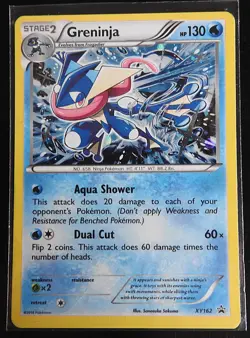 POKEMON GRENINJA XY162 HOLO BLACK STAR PROMO 2016 NM - Image 1
