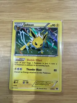 Pokemon TCG Jolteon 26/98 Rare Holo XY Ancient Origins - Image 1