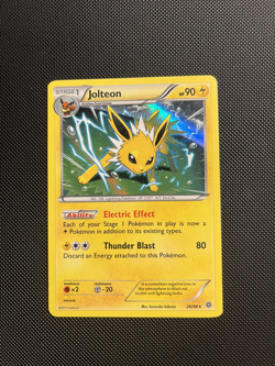 Pokemon TCG Jolteon 26/98 Rare Holo XY Ancient Origins LP - MP Condition - Image 1