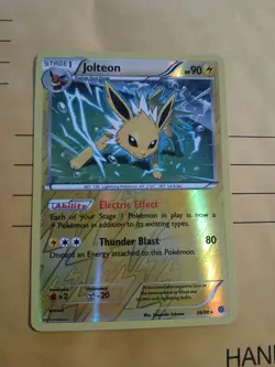Jolteon 26/98 Ancient Origins Reverse Holo Rare Pokemon Card - Image 1