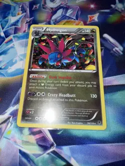 Pokemon Card Hydreigon 74/119 Cosmos Holo Rare XY Phantom Forces - Image 1
