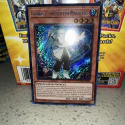 Crowley, the Gifted Magistus 1st Edition Secret Rare Card BLMM-EN044 Yu-Gi-Oh! - Image 2