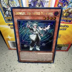 Crowley, the Gifted Magistus 1st Edition Secret Rare Card BLMM-EN044 Yu-Gi-Oh! - Image 4