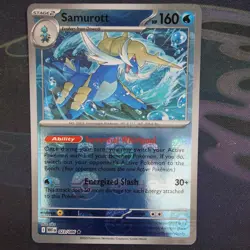 Pokemon TCG Samurott 023/086 Master Ball Reverse Holo Rare Card White Flare - Image 1