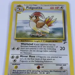 Pidgeotto 28/130 Base Set 2 Non-Holo Regular Rare Pokemon Card TCG - Image 3
