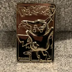 1999 BK 23K Gold Plated Pokemon Pikachu Trading Card - Image 1