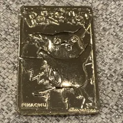 1999 BK 23K Gold Plated Pokemon Pikachu Trading Card - Image 3