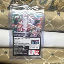 Bandai One Piece CCG Monkey D. Luffy US Voyage Promo Holo Card - Image 2