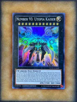 Yugioh Number 93: Utopia Kaiser YCSW-EN009 Super Rare YCS PRIZE CARD NM - Image 1