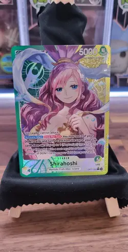 One Piece Cards - OP-11 - Shirahoshi (ALT Art) #022 Leader TCG English - NM - Image 1