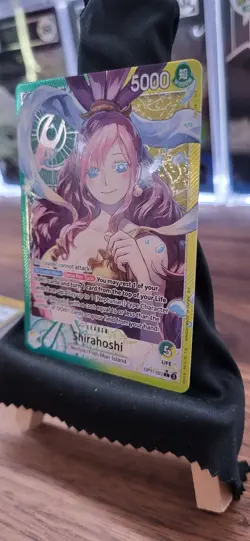 One Piece Cards - OP-11 - Shirahoshi (ALT Art) #022 Leader TCG English - NM - Image 2