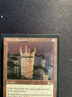 MTG Grim Monolith - Urza's Legacy Regular Rare HP - Image 3