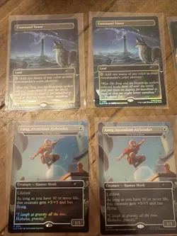 MTG AVATAR SECRET LAIR Aang, Ascendant Airbender (2) And Command Center (2) More - Image 1
