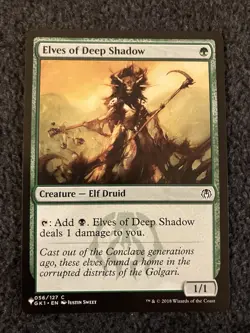 Magic The Gathering MTG - Elves of Deep Shadow - Guilds of Ravnica: Guild Kits - Image 1