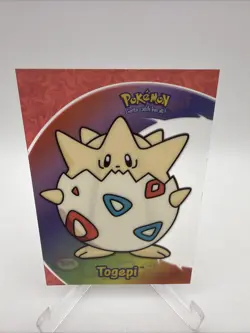 2000 Topps Pokemon TV Animation Togepi Clear #PC8 Blue Label - Image 1